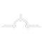 Ekena Millwork Ericson Architectural Grade PVC Gable Bracket, 72"W x 24"H x 4"D x 4"F, 8/12 Pitch GBP072X24X0404ERI00 - alternate 2
